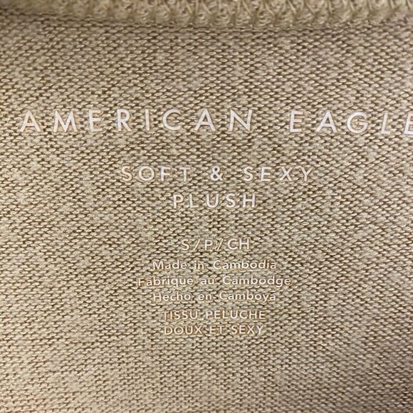 American Eagle Small Mustard Oversized Sweater • Soft Knit • Cozy Fall - Picture 3 of 5